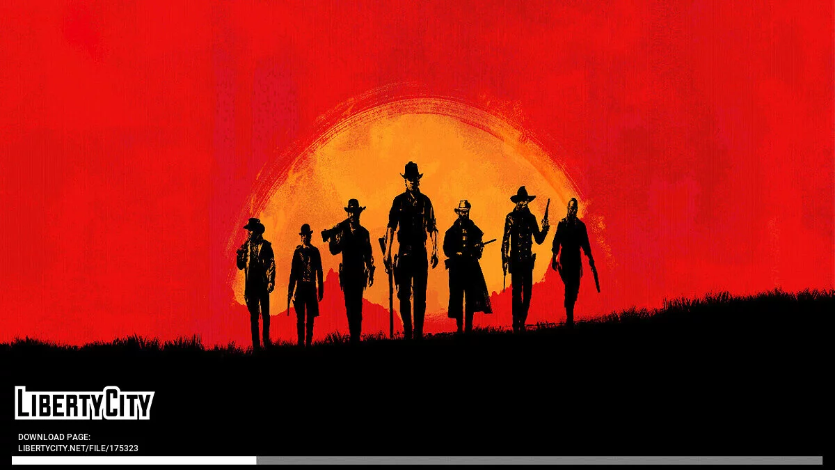 Загрузочный экран и меню «Red Dead Redemption» / GTA San Andreas (iOS, Android)