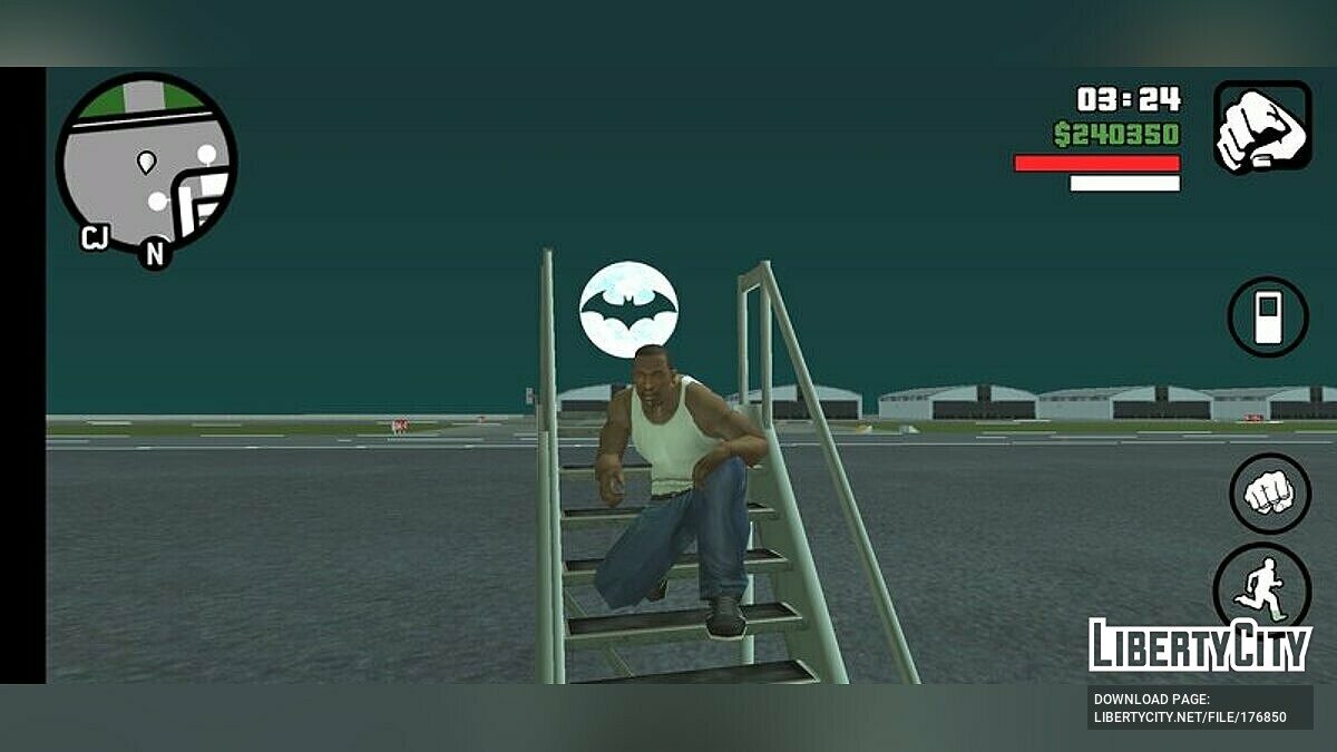 Скачать Луна Бэтмен для GTA San Andreas (iOS, Android)