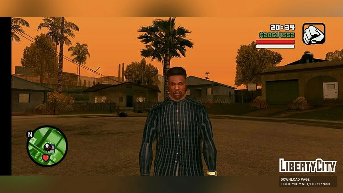HQ лицо для Карла / GTA San Andreas (iOS, Android)