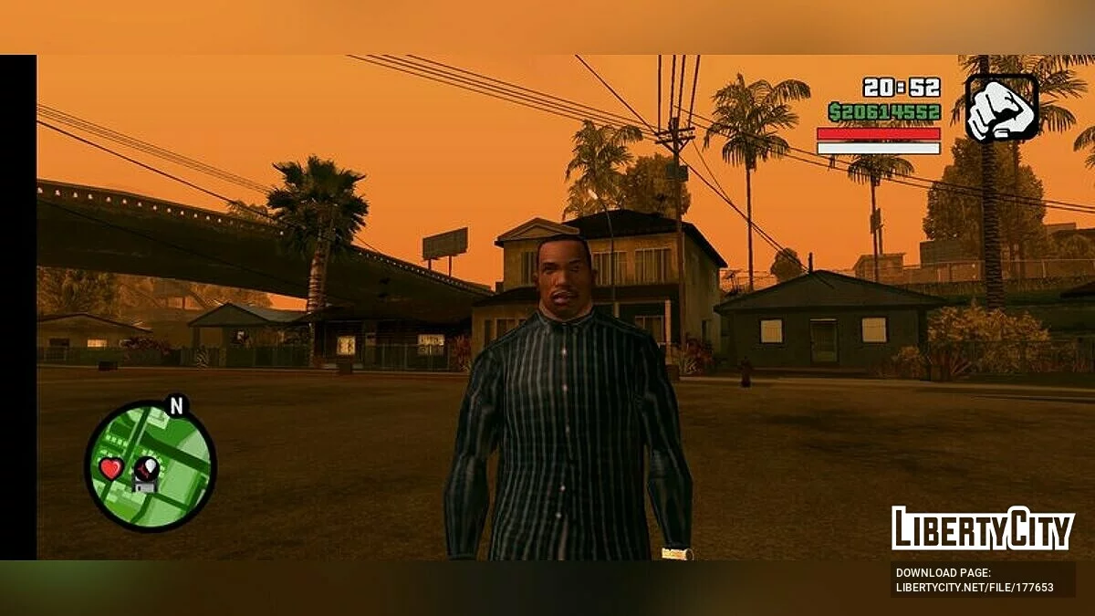 HQ лицо для Карла / GTA San Andreas (iOS, Android)
