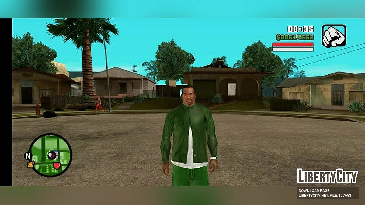 HQ лицо для Карла / GTA San Andreas (iOS, Android)