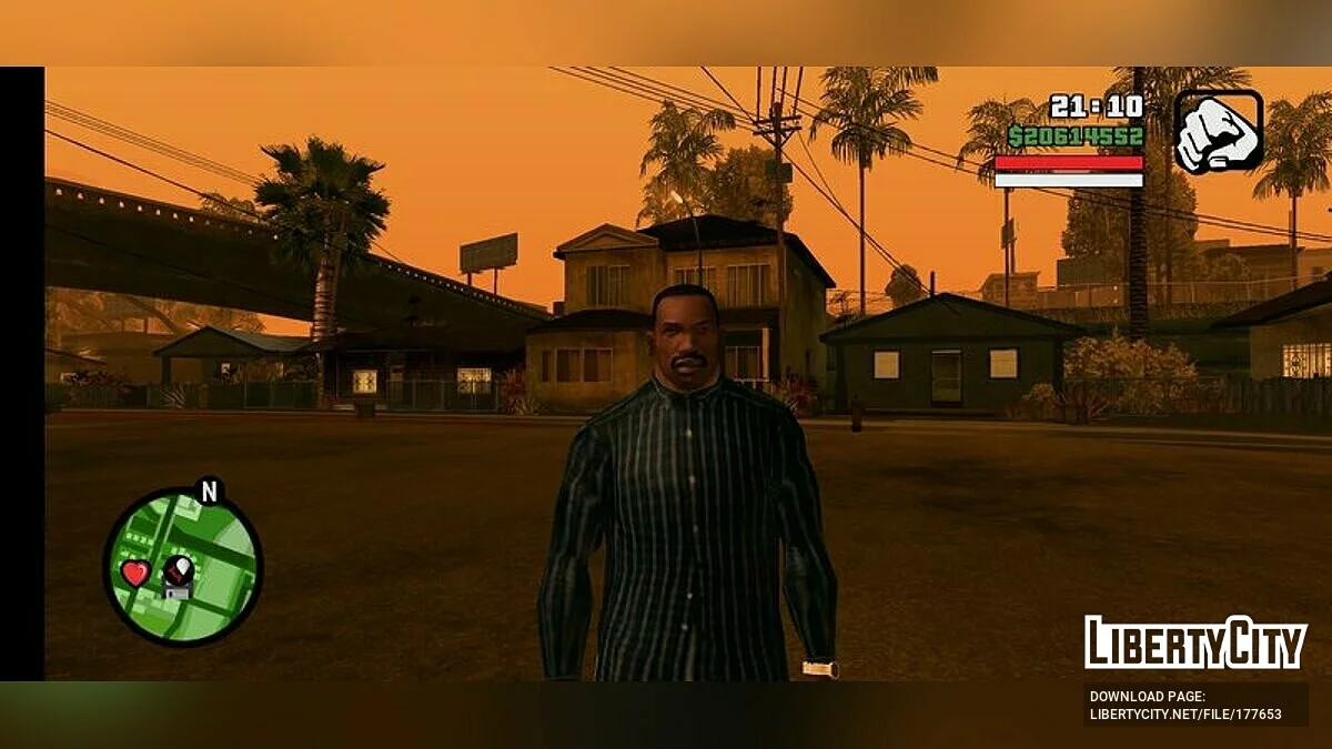 HQ лицо для Карла / GTA San Andreas (iOS, Android)