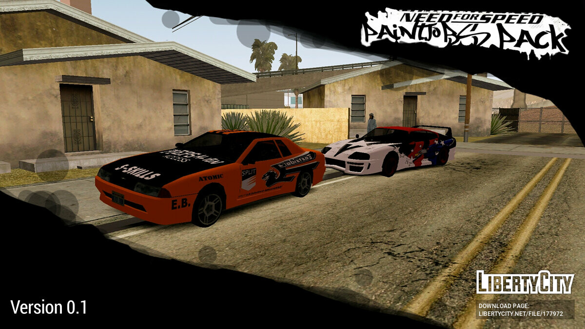 NFS Paintjobs Pack для GTA San Andreas (iOS, Android) - Картинка #1