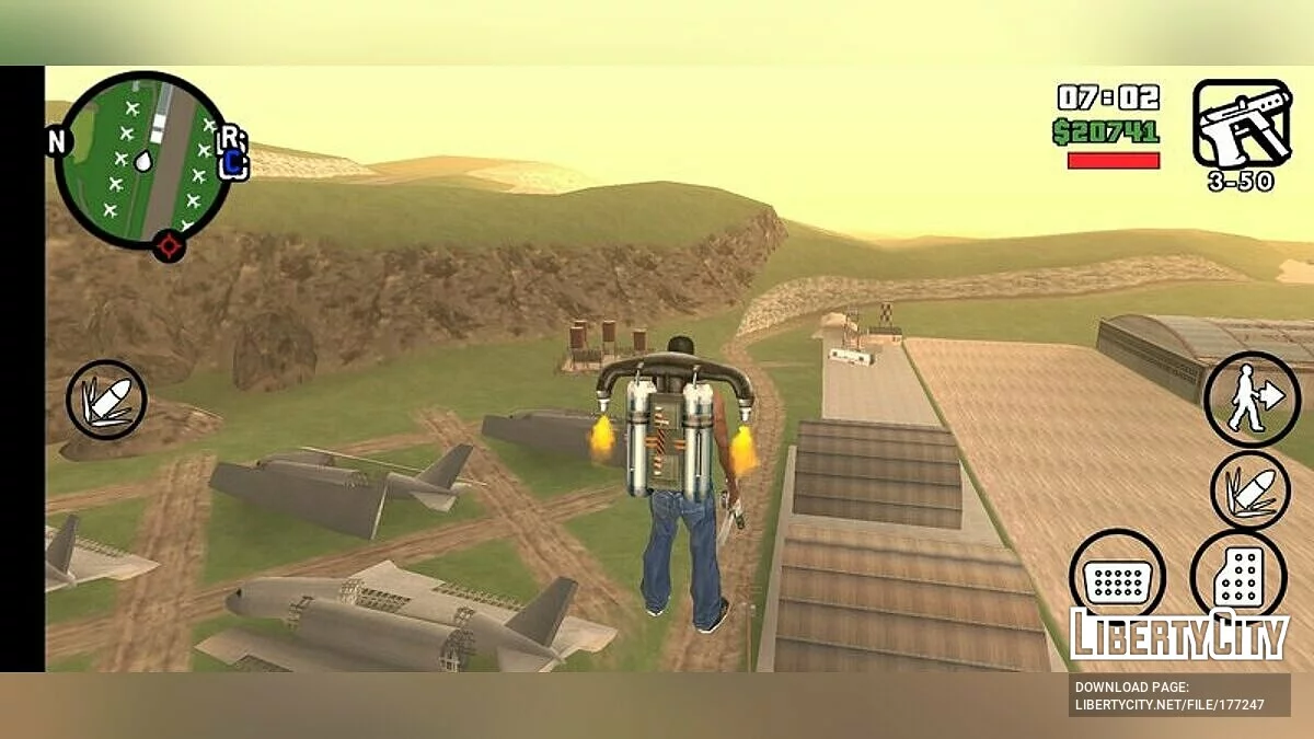 Зеленая пустыня / GTA San Andreas (iOS, Android)