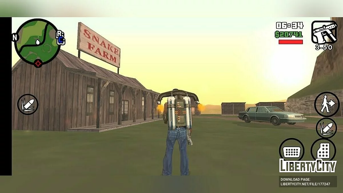 Зеленая пустыня / GTA San Andreas (iOS, Android)