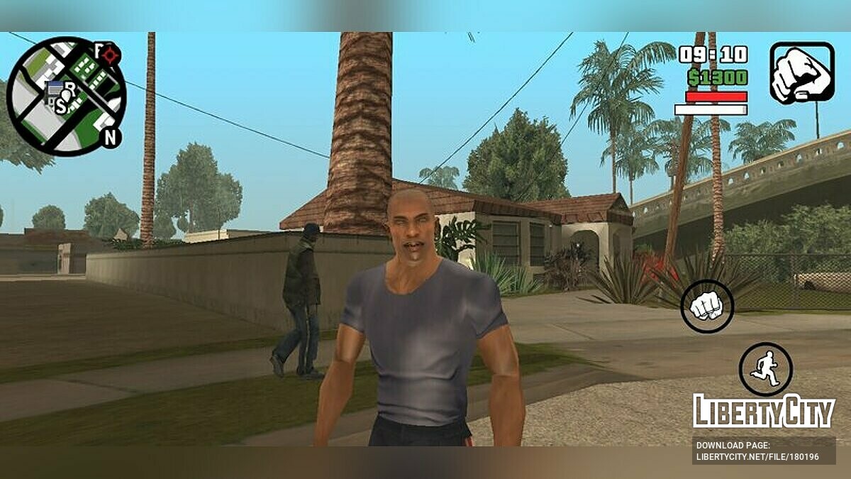 Скачать Карл супермодель v2 для GTA San Andreas (iOS, Android)