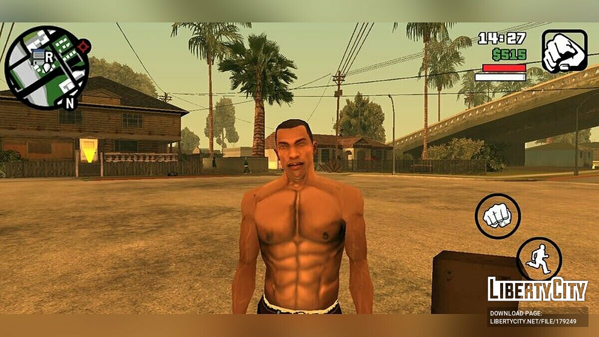 Скачать Модельное лицо Карла для GTA San Andreas (iOS, Android)