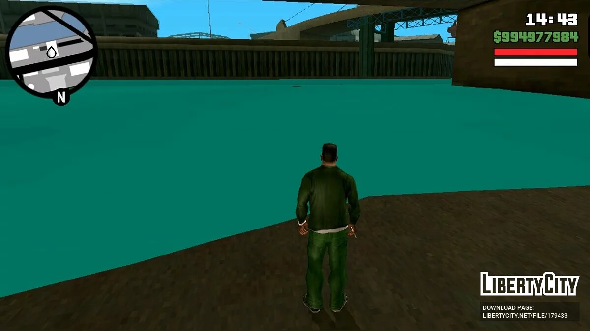 Новая текстура воды / GTA San Andreas (iOS, Android)