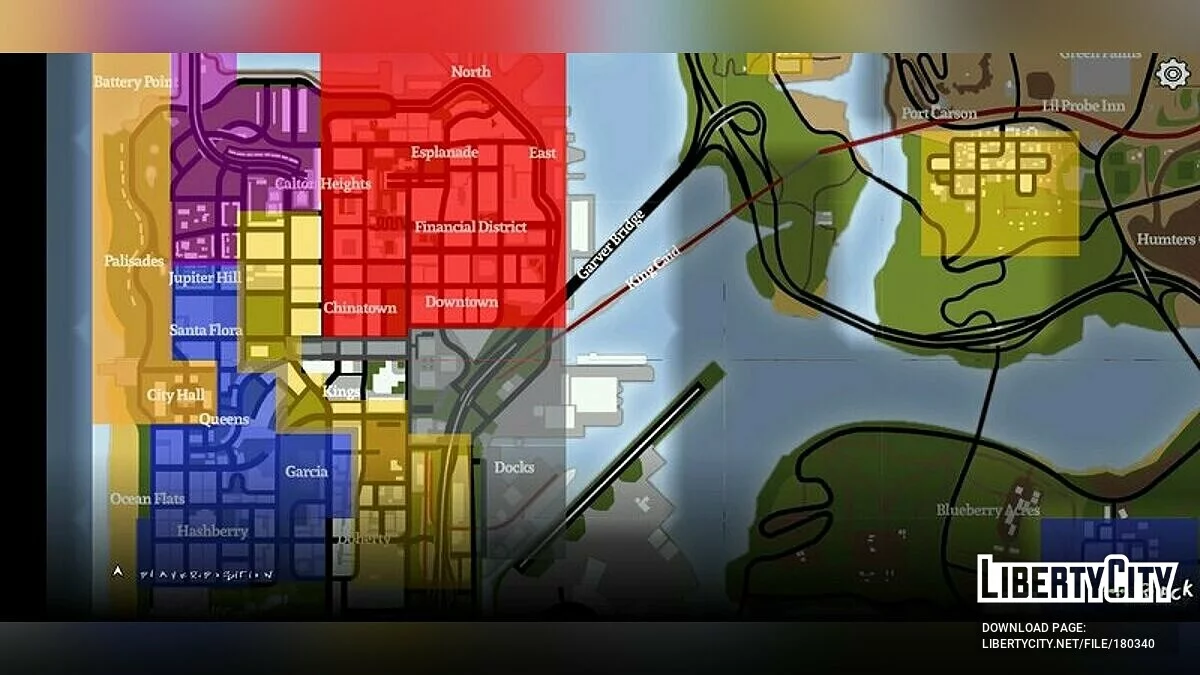 Full Color Radar / GTA San Andreas (iOS, Android)