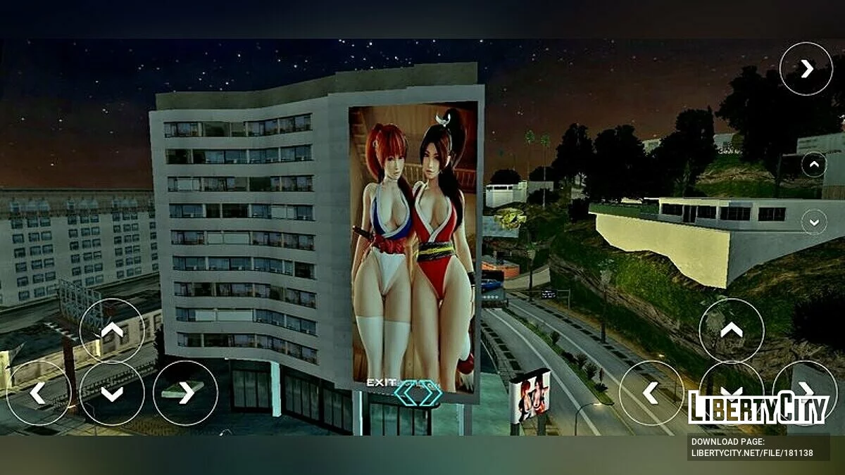 Мурал с Касуми и Мэй Ширануи / GTA San Andreas (iOS, Android)