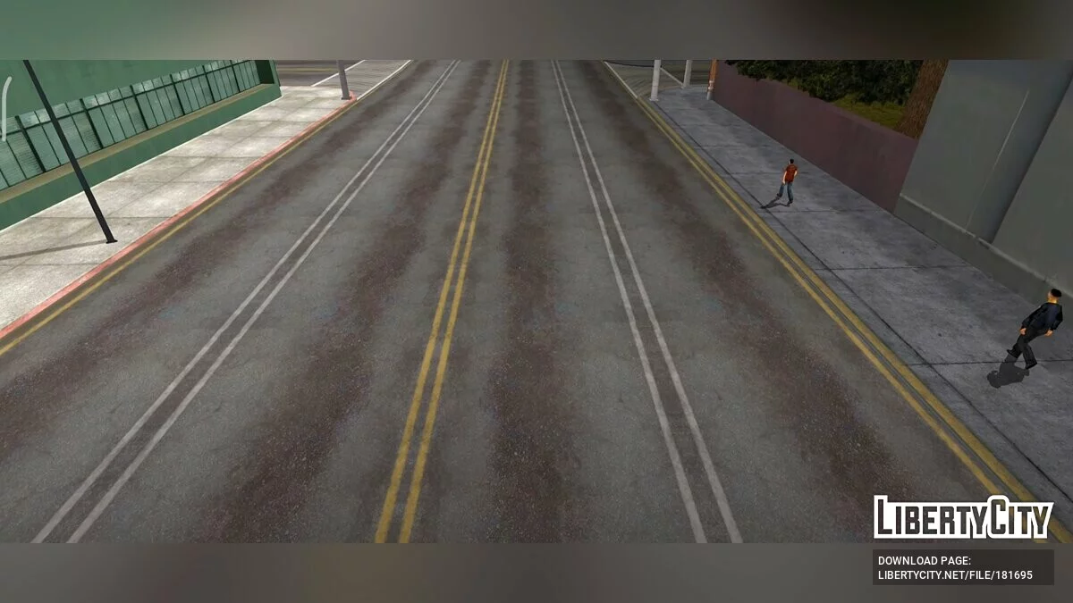 Новые текстуры дороги из Definitive Edition / GTA San Andreas (iOS, Android)