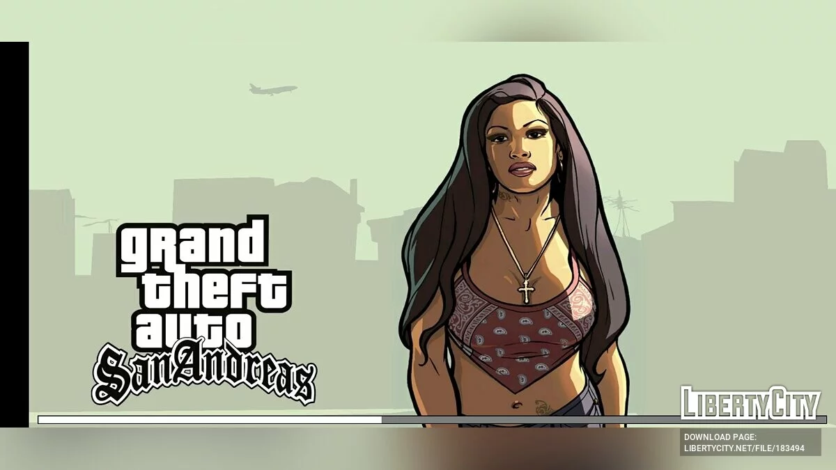 Меню и экраны загрузки в стиле PC/PS2 / GTA San Andreas (iOS, Android)