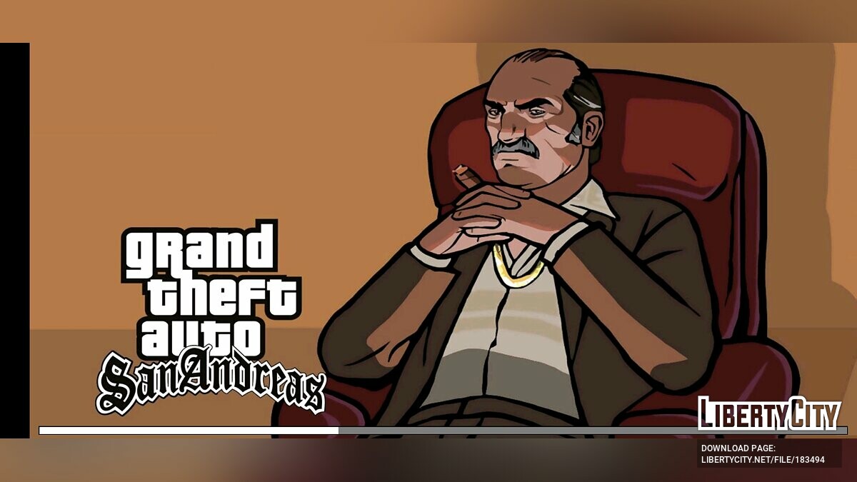 Скачать Меню и экраны загрузки в стиле PC/PS2 для GTA San Andreas (iOS,  Android)