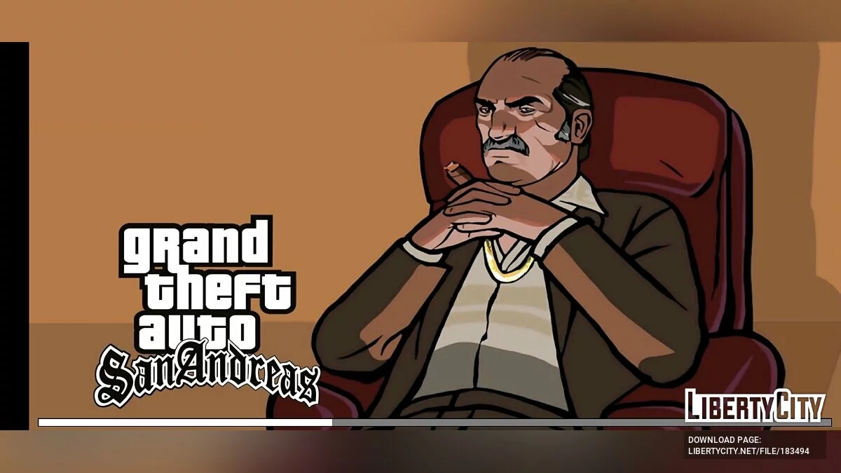 Меню и экраны загрузки в стиле PC/PS2 / GTA San Andreas (iOS, Android)