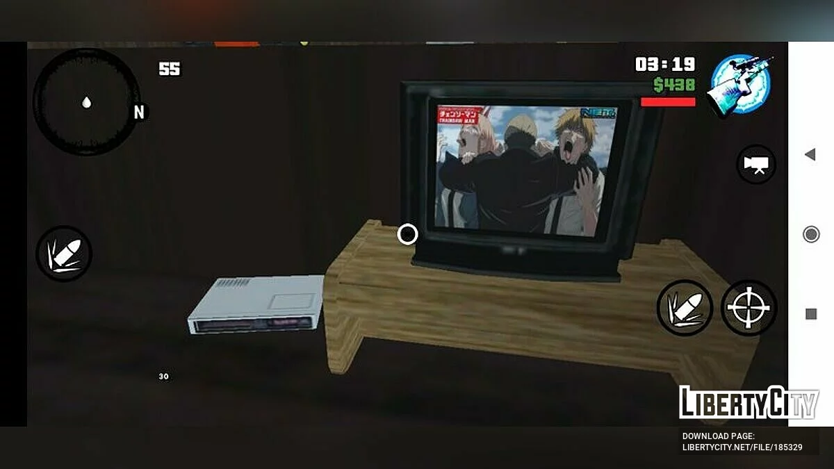 Новые текстуры телевизора / GTA San Andreas (iOS, Android)
