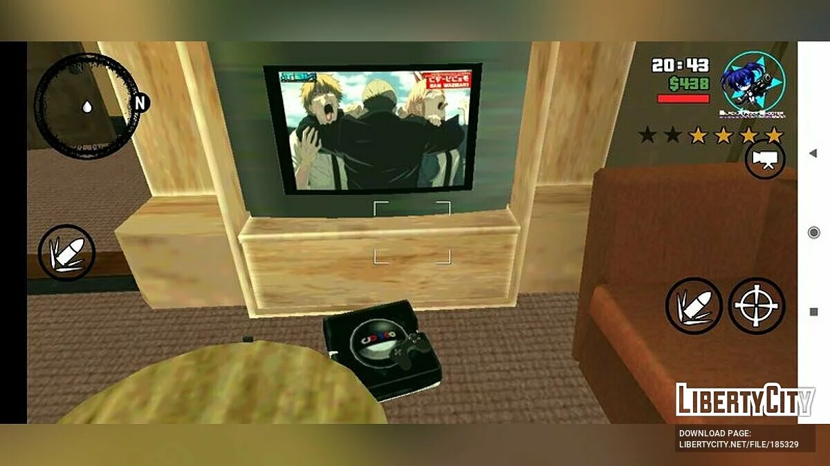 Новые текстуры телевизора / GTA San Andreas (iOS, Android)