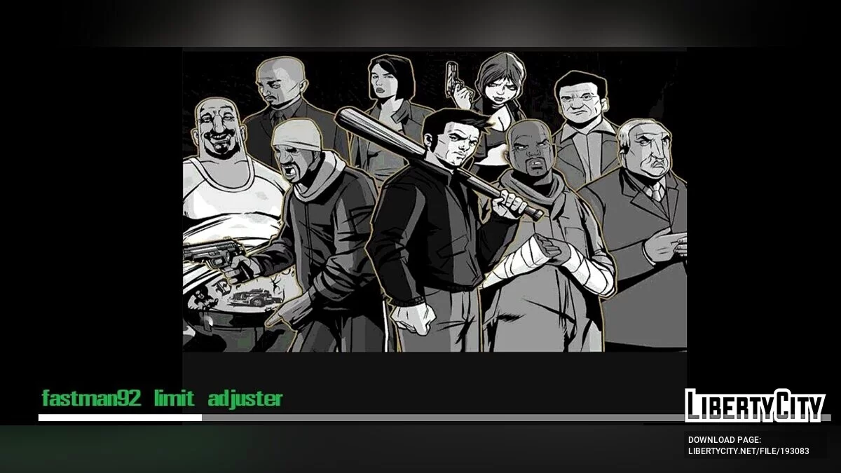 Меню и загрузочный экран в стиле GTA 3 / GTA San Andreas (iOS, Android)