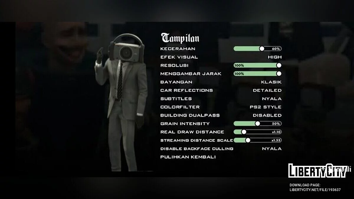 Menu Skibidi / GTA San Andreas (iOS, Android)