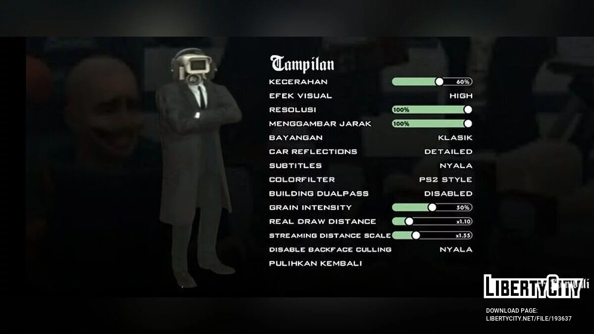 Menu Skibidi / GTA San Andreas (iOS, Android)