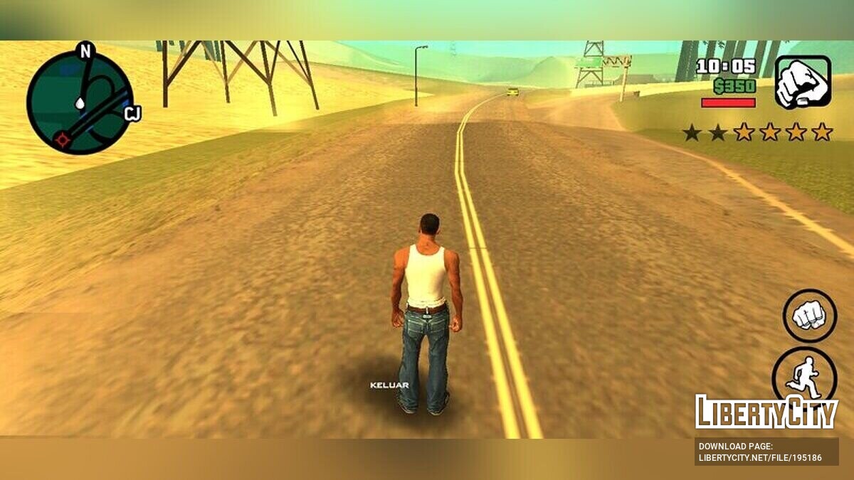 Скачать Текстуры дороги из PS2 для GTA San Andreas (iOS, Android)