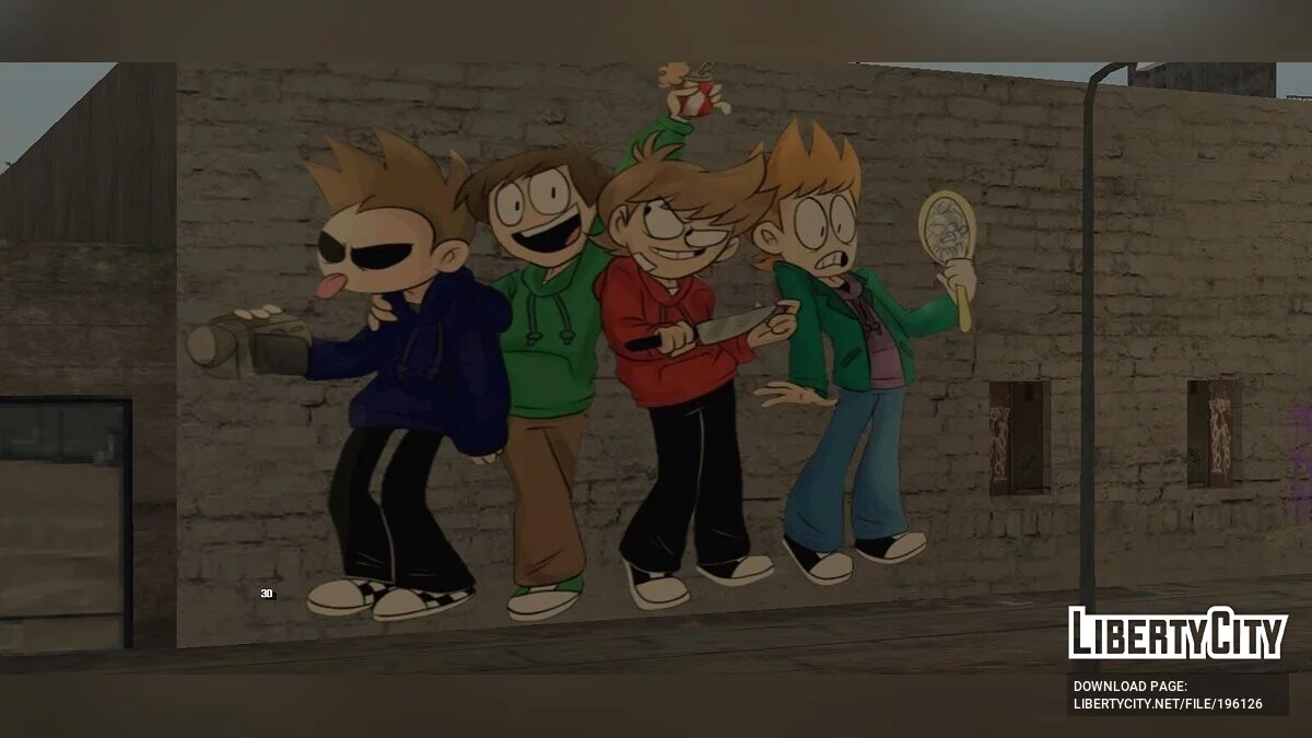 Mural EddsWorld / GTA San Andreas (iOS, Android)