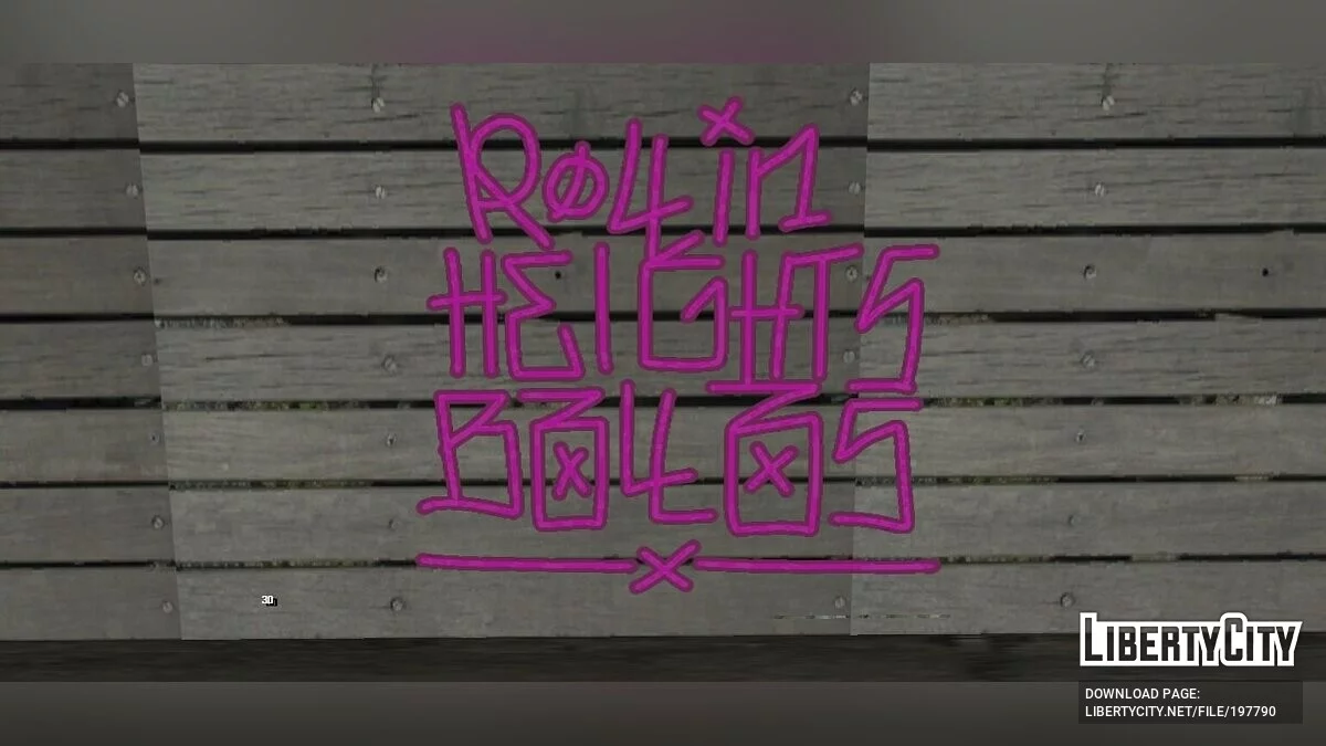 Новые HD граффити / GTA San Andreas (iOS, Android)
