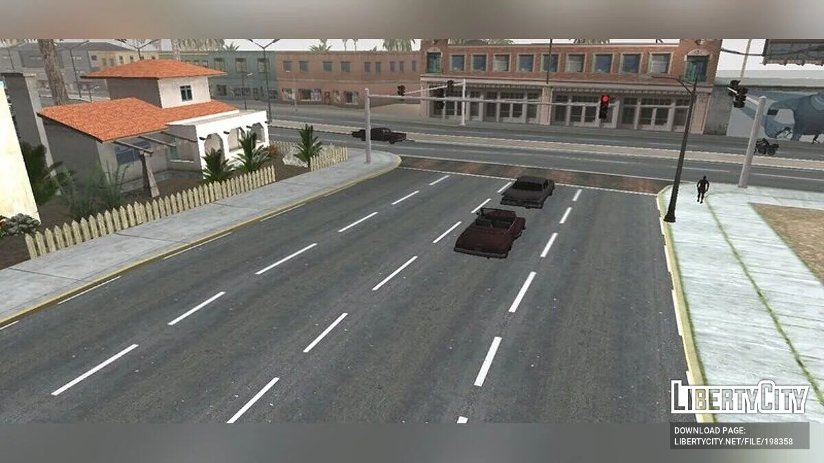 Новая дорога в стиле GTA 5 / GTA San Andreas (iOS, Android)