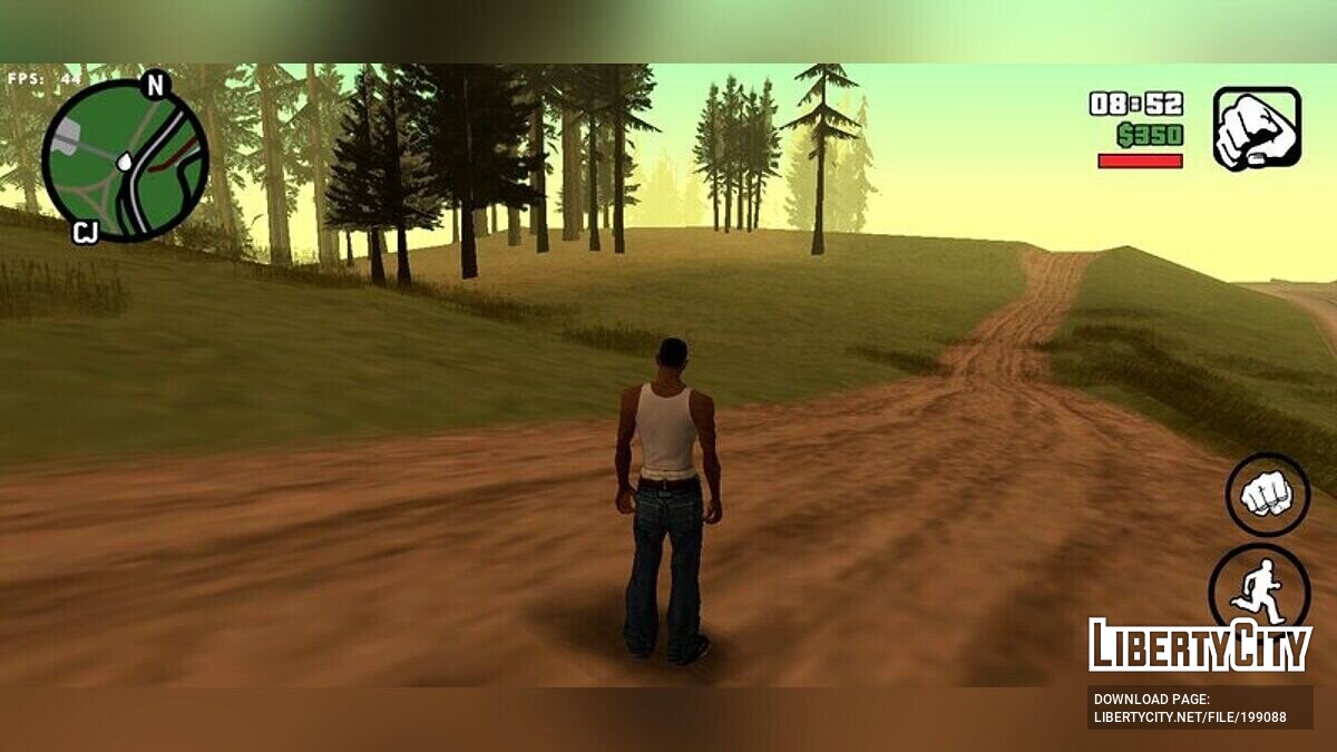 Скачать Текстуры пустыни и травы из PS2 для GTA San Andreas (iOS, Android)