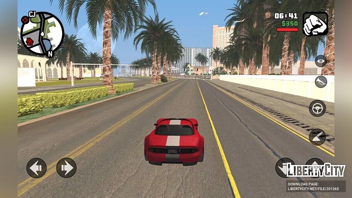 Новые текстуры дороги / GTA San Andreas (iOS, Android)