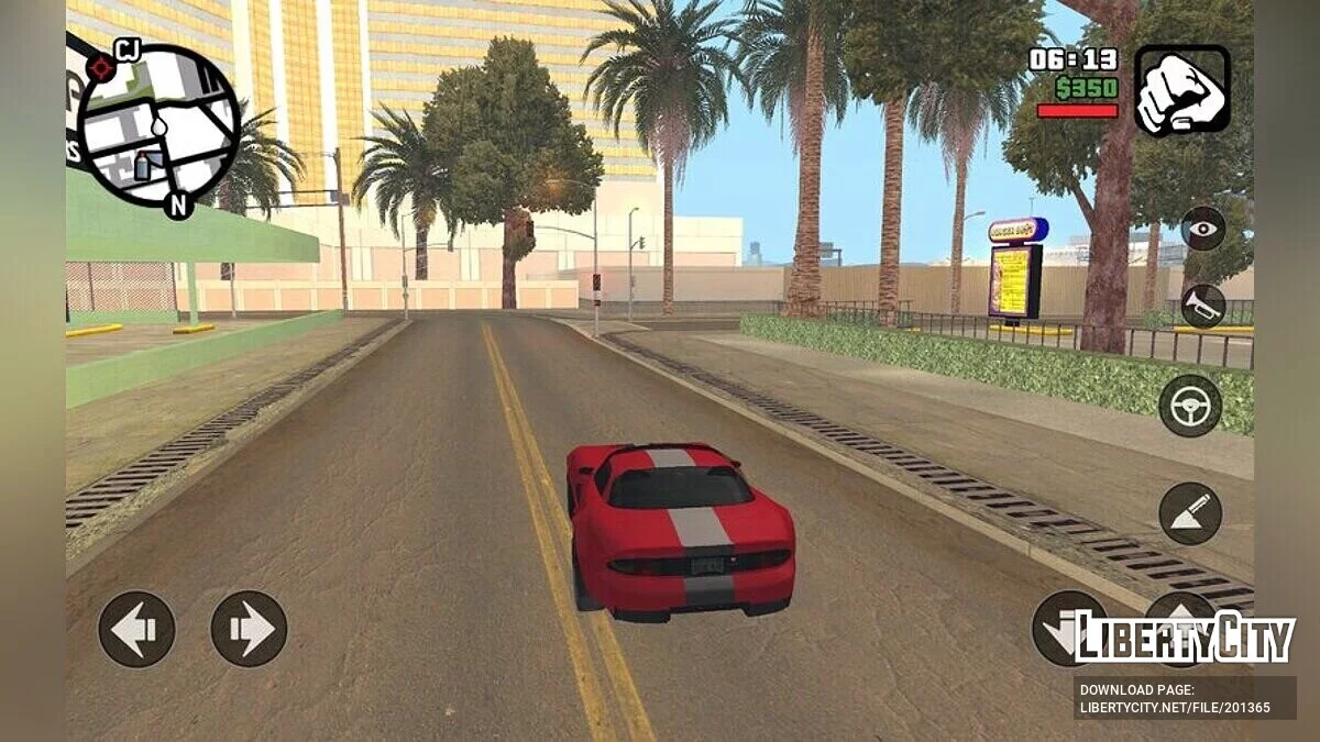 Новые текстуры дороги / GTA San Andreas (iOS, Android)