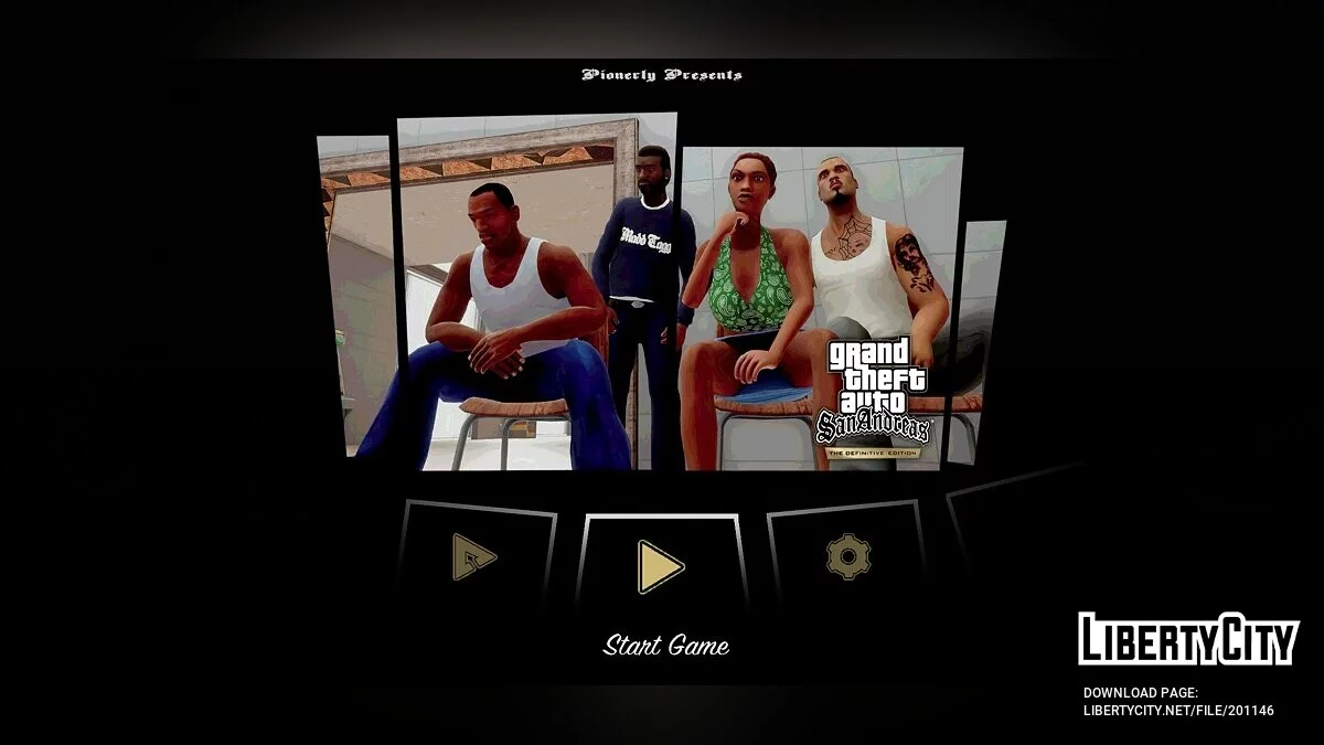 Новые текстуры меню / GTA San Andreas (iOS, Android)