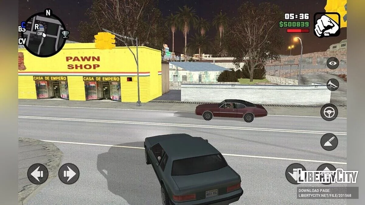 Обновленные текстуры дороги / GTA San Andreas (iOS, Android)