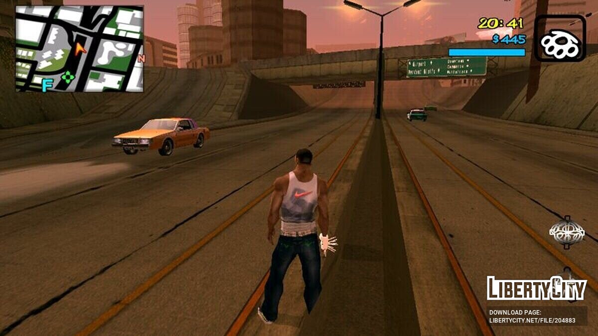 Скачать HD тротуары и дороги для GTA San Andreas (iOS, Android)