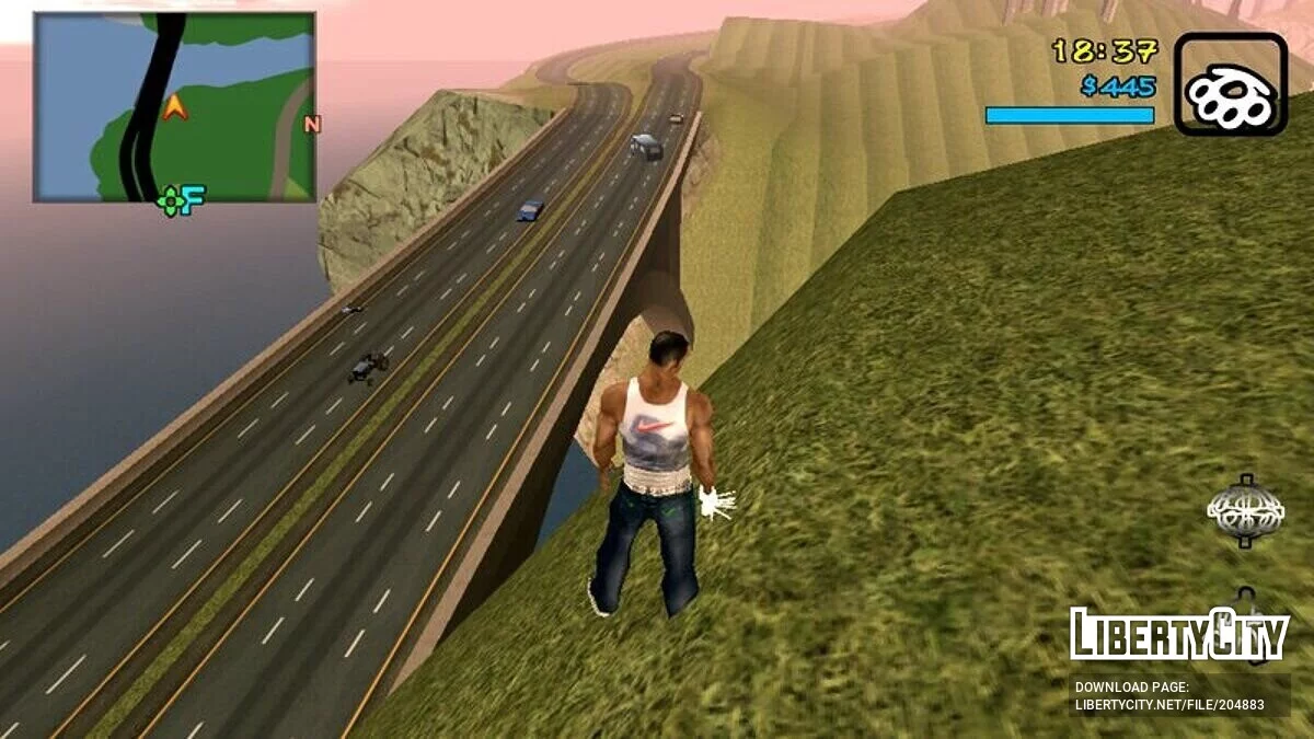 HD тротуары и дороги / GTA San Andreas (iOS, Android)