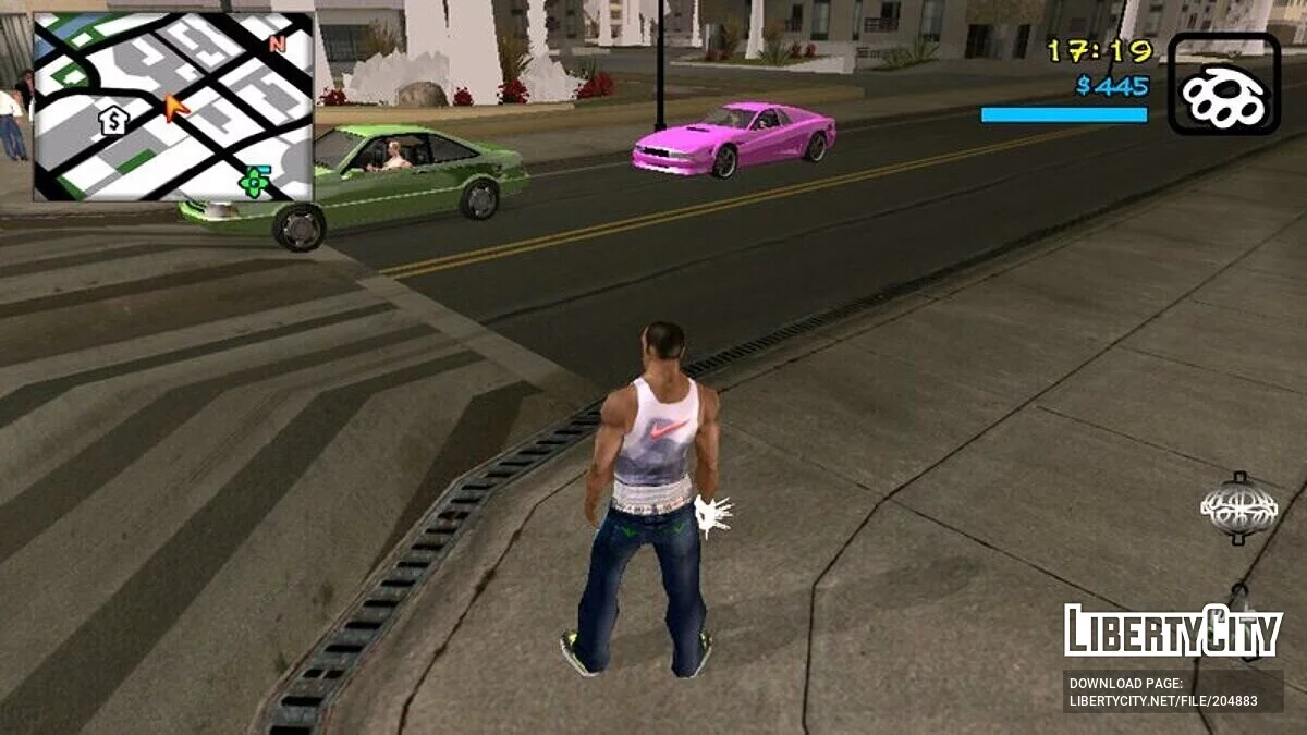 HD тротуары и дороги / GTA San Andreas (iOS, Android)