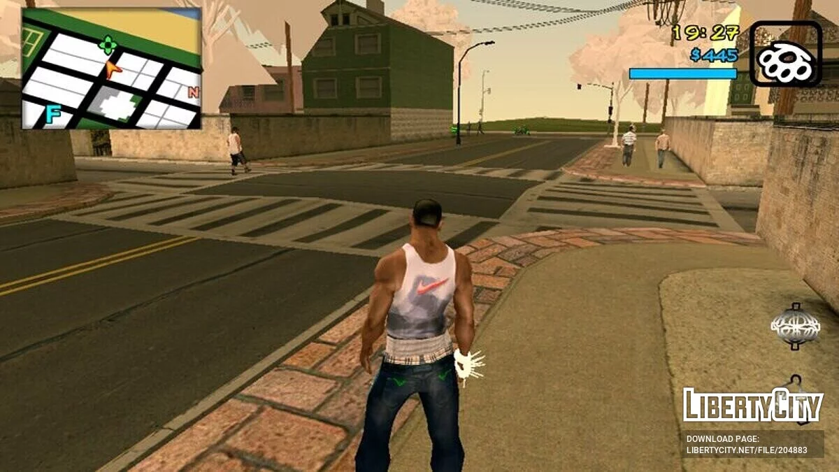 HD тротуары и дороги / GTA San Andreas (iOS, Android)