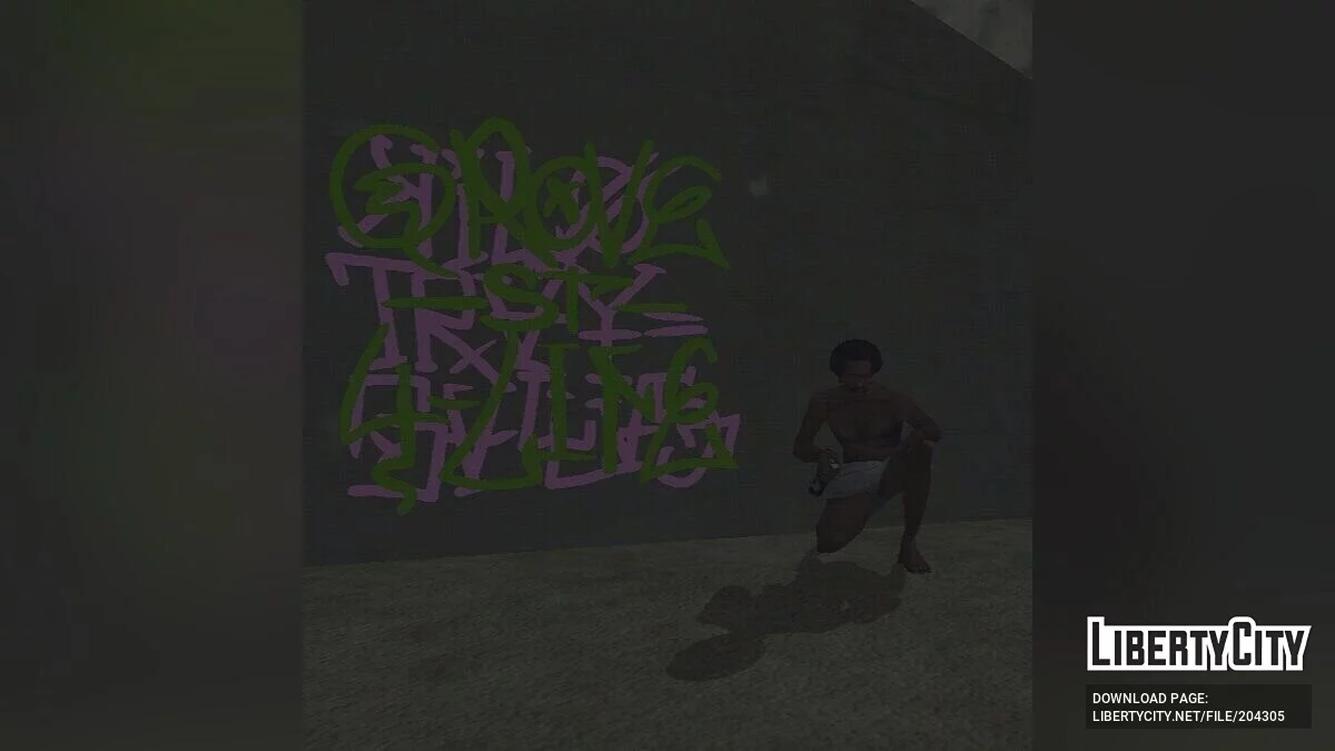 Качественные граффити / GTA San Andreas (iOS, Android)