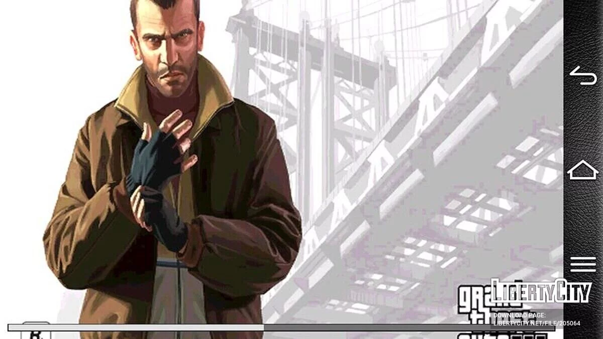 Загрузочный экран в стиле GTA 4 / GTA San Andreas (iOS, Android)