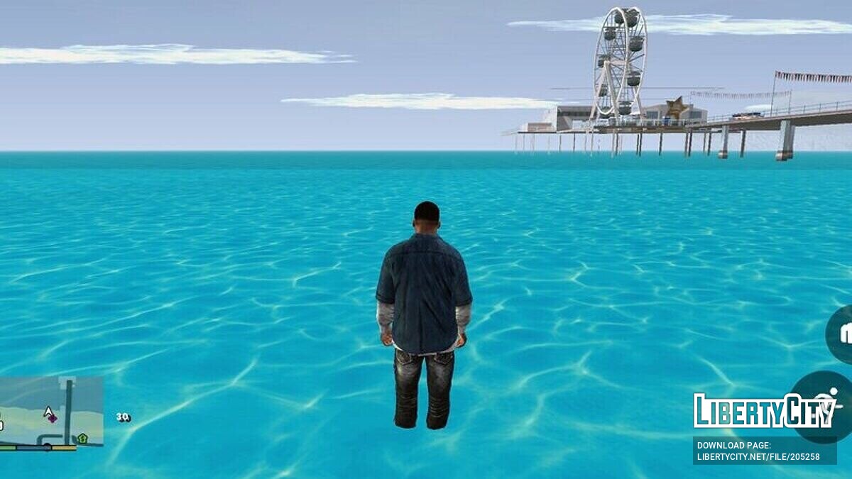 Замена water.dat в GTA San Andreas (iOS, Android) (25 файлов)