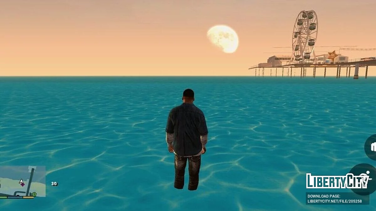 Ретекстур воды / GTA San Andreas (iOS, Android)