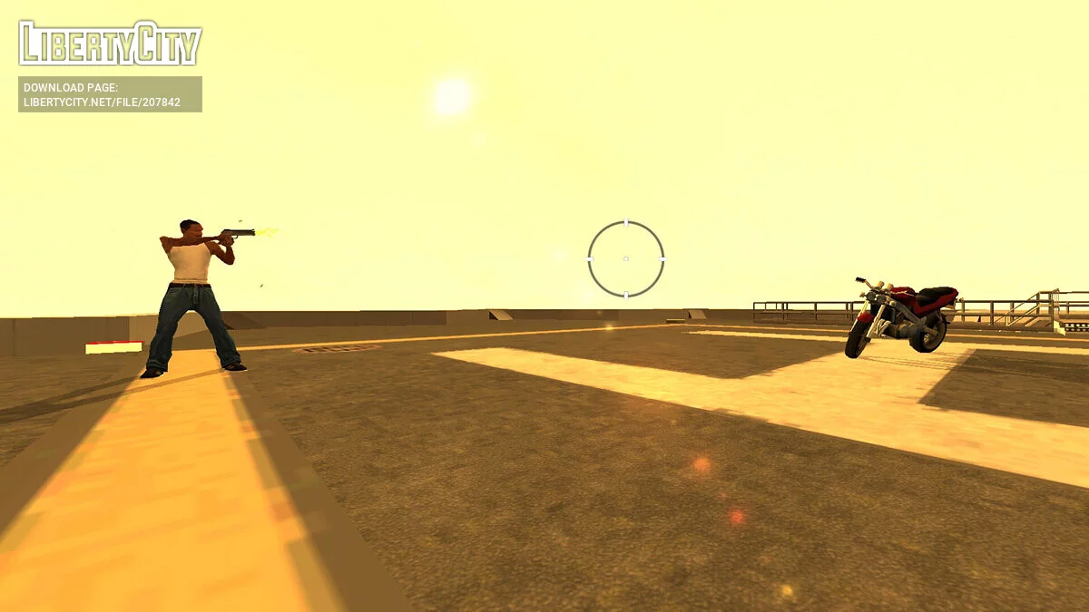 Новая текстура вспышки / GTA San Andreas (iOS, Android)