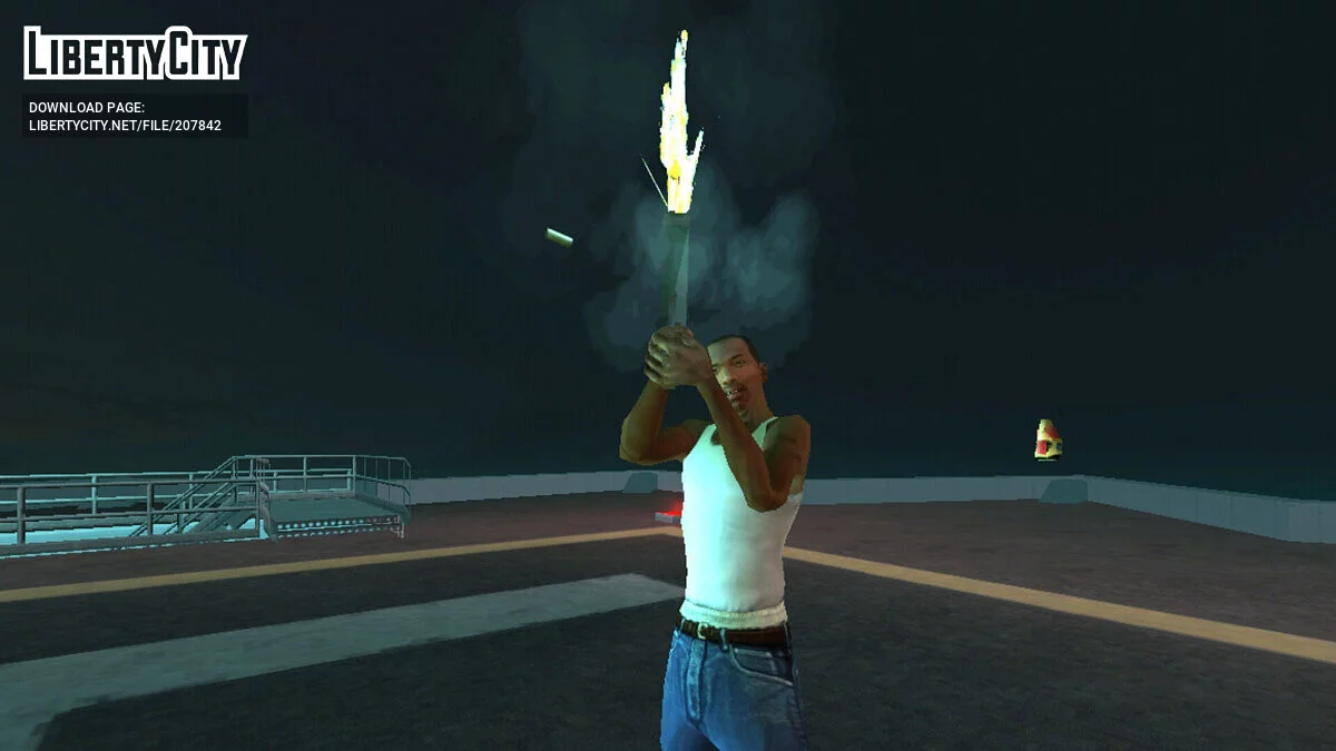 Новая текстура вспышки / GTA San Andreas (iOS, Android)