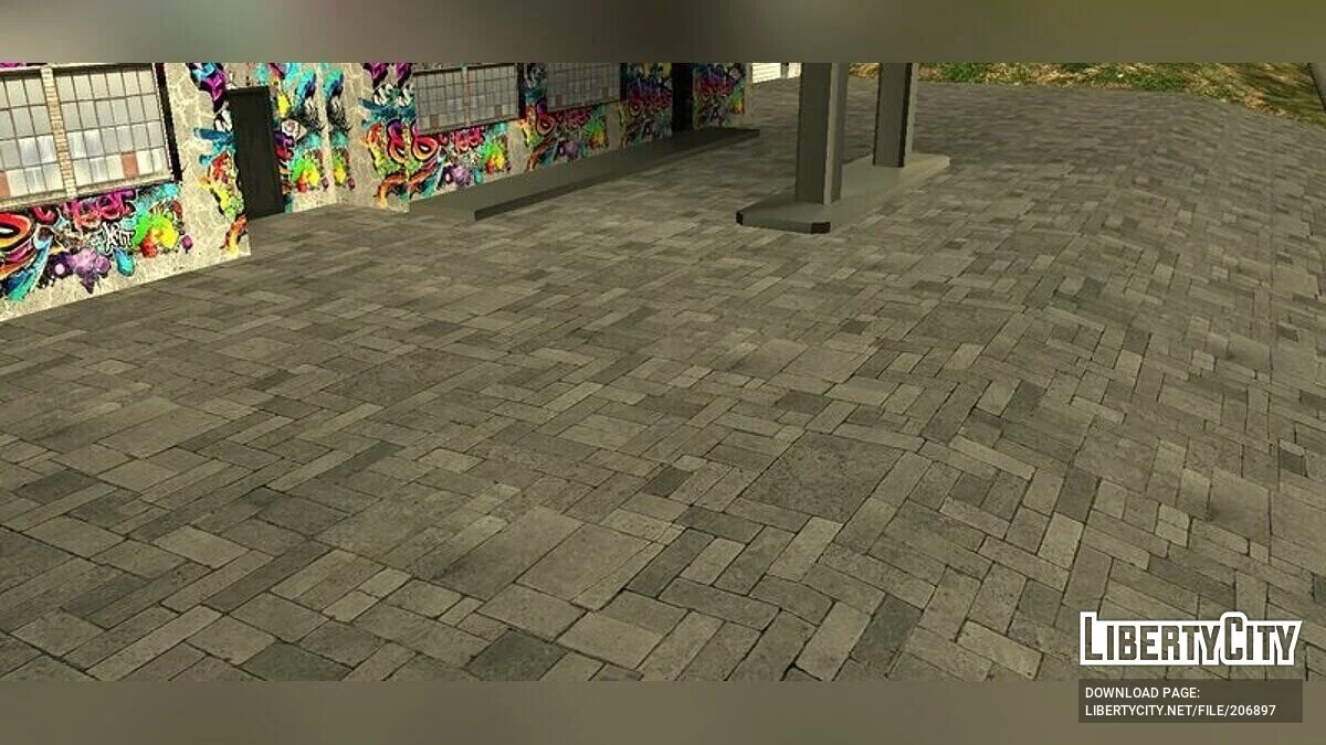 Новые текстуры заброшенного гаража в Доэрти / GTA San Andreas (iOS, Android)
