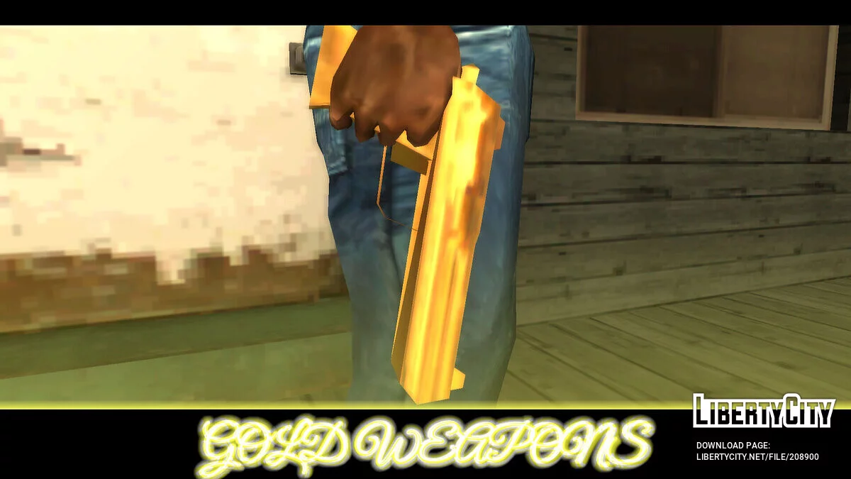 Набор золотого оружия / GTA San Andreas (iOS, Android)
