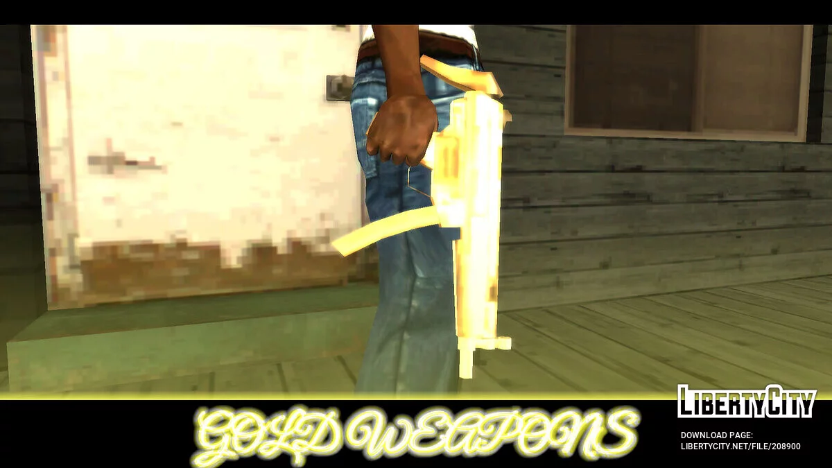 Набор золотого оружия / GTA San Andreas (iOS, Android)