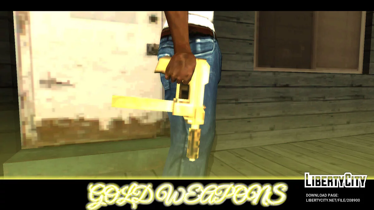 Набор золотого оружия / GTA San Andreas (iOS, Android)