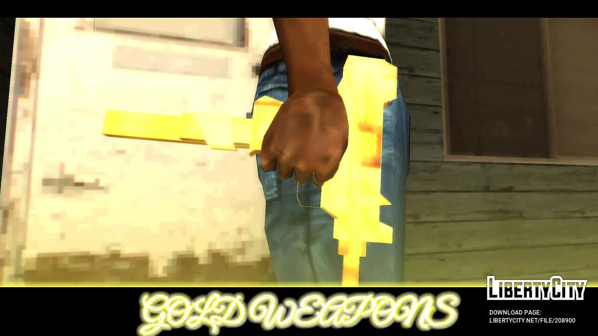 Набор золотого оружия / GTA San Andreas (iOS, Android)