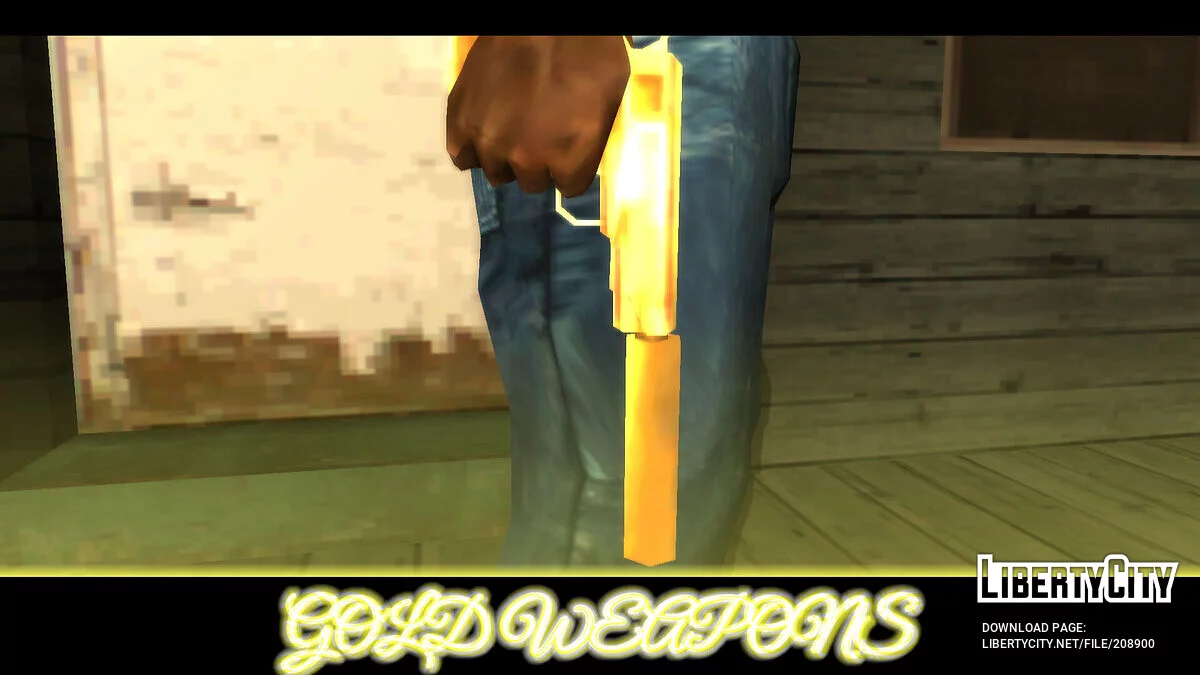 Набор золотого оружия / GTA San Andreas (iOS, Android)