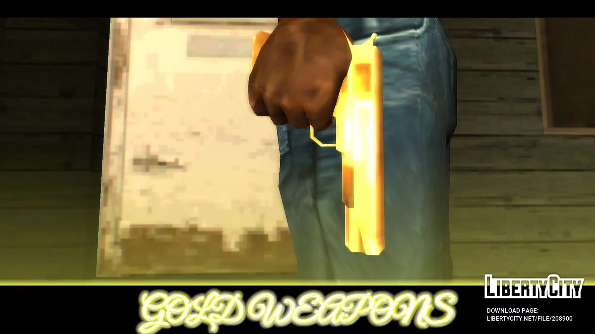Набор золотого оружия / GTA San Andreas (iOS, Android)