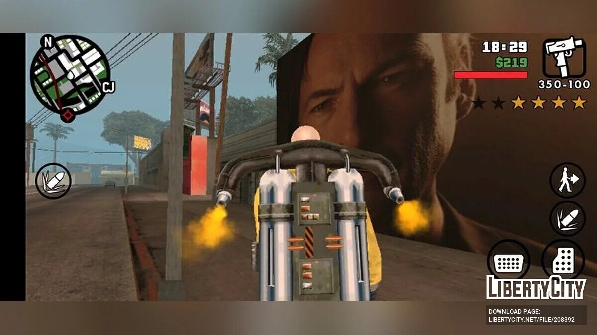 Обновленные рекламные щиты Better Call Saul / GTA San Andreas (iOS, Android)